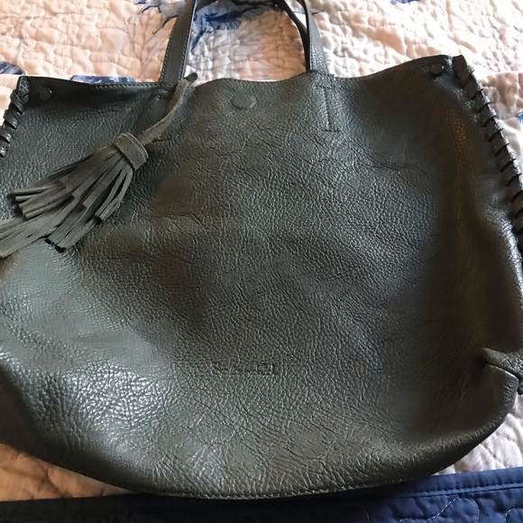 ASHTON TOTE BAG olive color - Picture 7 of 12